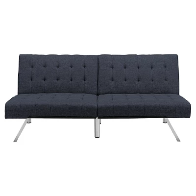 Eve Velvet Upholstered Convertible Futon - Room & Joy - Image 11