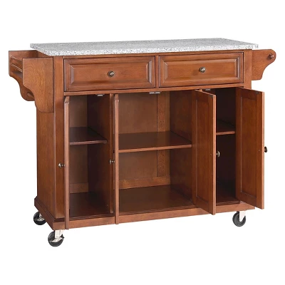 Solid Granite Top Kitchen Cart/Island - Crosley - Image 2