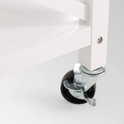 Finzer Farmhouse Kitchen Cart White - Christopher Knight Home - Image 5