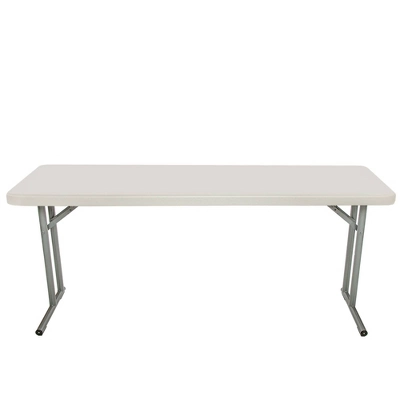 18"x72" Heavy Duty Seminar Folding Banquet Table Speckled Gray - Hampden Furnishings