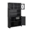 Home Source Jill Zarin Tall Cabinet With Glass Doors