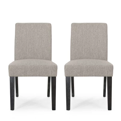 Set Of 2 Kuna Contemporary Upholstered Dining Chairs - Christopher Knight Home - Image 8