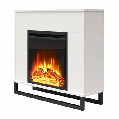 Faris Fireplace Mantel White - Room & Joy - Image 4