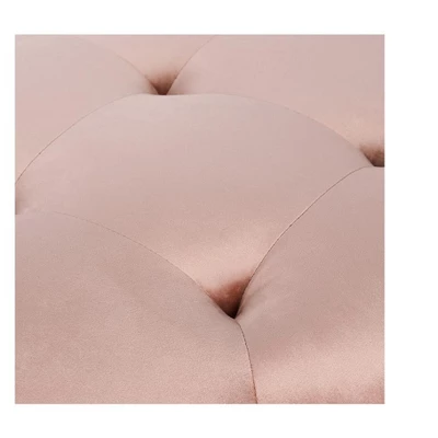 Inmod Mason Velvet Ottoman