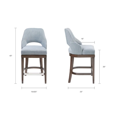Ellery Counter Height Barstool With Swivel Seat - Image 7