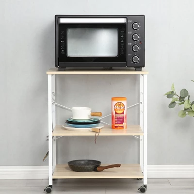 Somdot Baker's Rack Kitchen Utility Storage Microwave Stand - Image 4