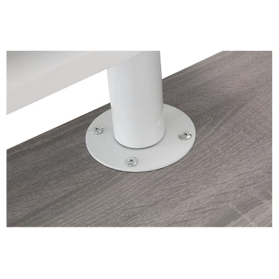 Rotating Multi Positional Modern Desk Light Gray - Techni Mobili - Image 13