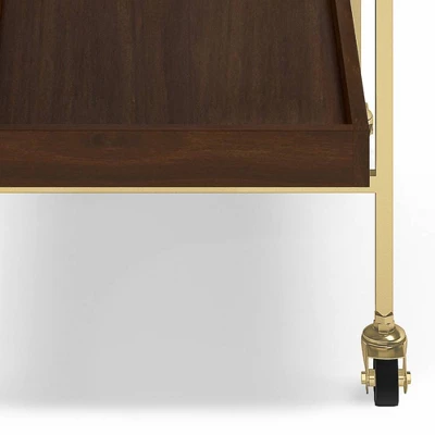 Moyer Bar Cart Cognac - WyndenHall - Image 6