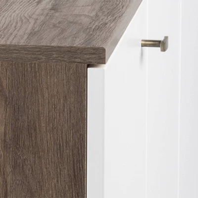 Milo Mid-Century Modern 4 Door Buffet Server - Prepac - Image 8