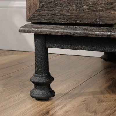 Canal Street Industrial Wood And Metal TV Stand For TVs Up To 65" Carbon Oak - Sauder - Image 5