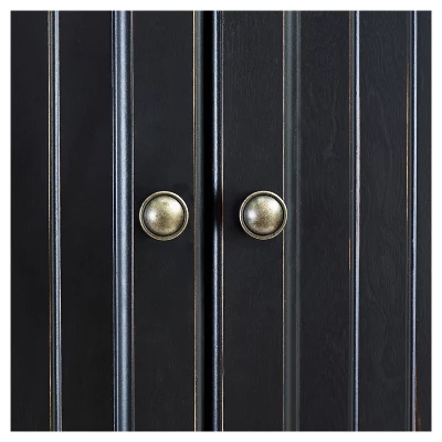 Seaside Kitchen Pantry Distressed Black - Crosley - Image 9