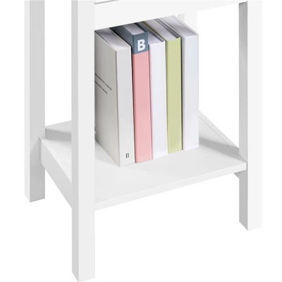 Yaheetech Wooden Side Table End Table With Recessed Power Outlets And USB Ports - Image 6