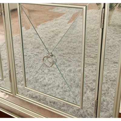 Rising Star 3 Door Credenza Prospect Metallic Gold - Treasure Trove Accents - Image 5