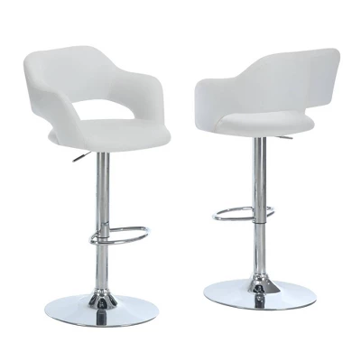 Hydraulic Lift Chrome Metal Barstool - EveryRoom - Image 6