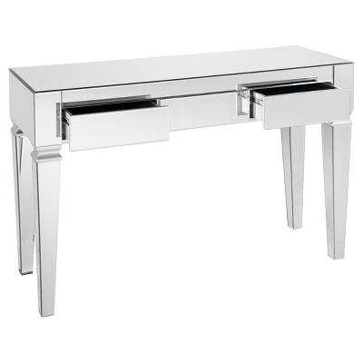 Darla Contemporary Mirrored Console Table - Aiden Lane - Image 11