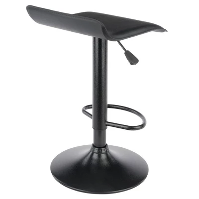 Set Of 2 Obsidian Adjustable Swivel Air Lift Stool Black - Winsome - Image 9