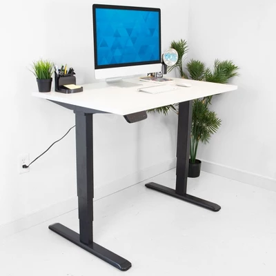 Mount-It! Dual Motor Electric Standing Desk Frame - Black - Image 3