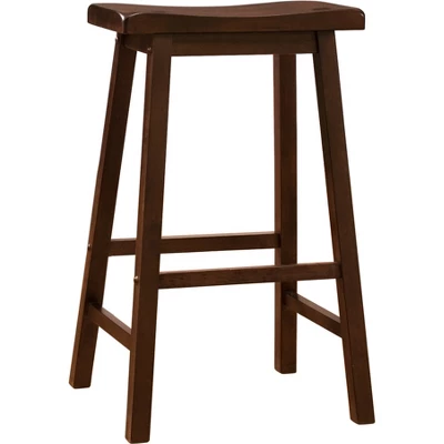 Set Of 2 29" Watkins Saddle Seat Backless Counter Height Barstools - Inspire Q - Image 9