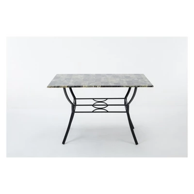 Bastian Dining Table Gray & Marble - Boraam - Image 11
