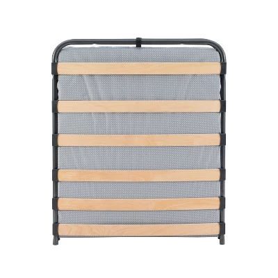 Twin Fensby Folding Bed Gray - Linon - Image 5