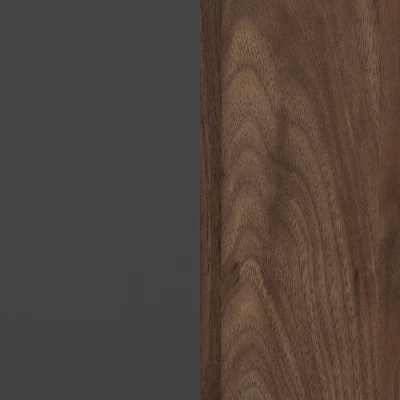 Olvyn 2 Drawer Nightstand Natural Walnut/Charcoal - South Shore - Image 6