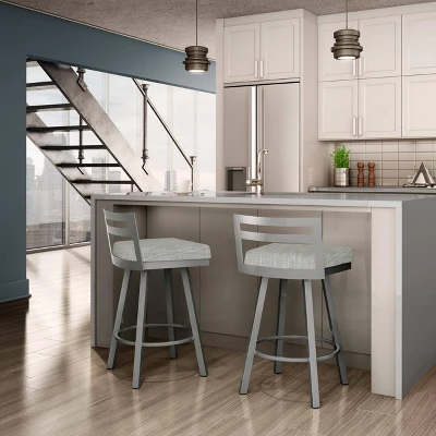 26.75" Derek Swivel Counter Height Barstool - Amisco - Image 5