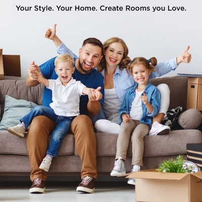 Hastings Home Round End Tables With Faux Marble Top And Black Metal Base Nesting Tables, White, Set Of 3 - Image 6