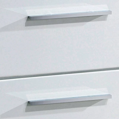 Contemporary Nightstand White - Benzara - Image 2