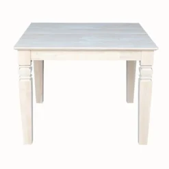 Java Butterfly Drop Leaf Extendable Dining Table - Unfinished - International Concepts