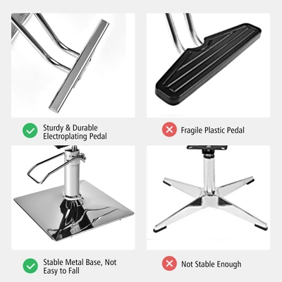 Costway Salon Chair For Hair Stylist Adjustable Swivel Hydraulic Barber Styling Chair - Image 7