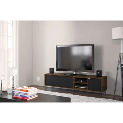 Montreal TV Stand For TVs Up To 60" Dark Brown/Black - Polifurniture - Image 3