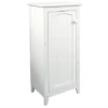 Wood Storage Cabinet In White-Pemberly Row