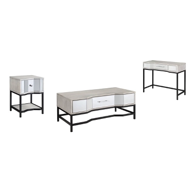 Gabby Chic 1 Drawer Console Table White - Treasure Trove Accents - Image 5
