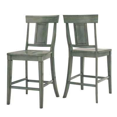Set Of 2 24" South Hill Panelled Back Counter Chair - Inspire Q - Image 6