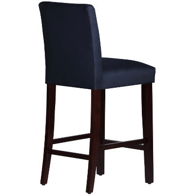 Hendrix Barstool Velvet Navy - Skyline Furniture - Image 3