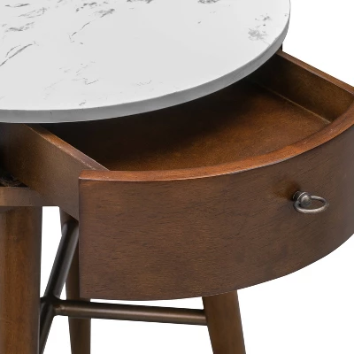 Wayne Side Table Walnut - Poly & Bark - Image 5