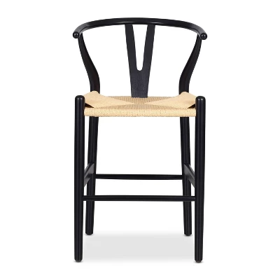 Jameson Weave Counter Height Barstool - Poly & Bark - Image 7