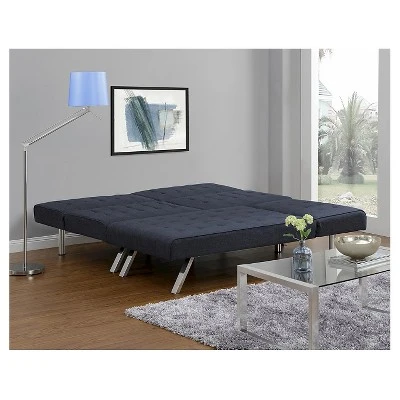 Eve Velvet Upholstered Convertible Futon - Room & Joy - Image 9