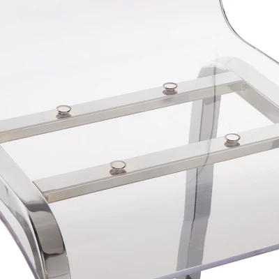 Alta Modern 29" Barstools (Set Of Two) Chrome - Inspire Q - Image 7