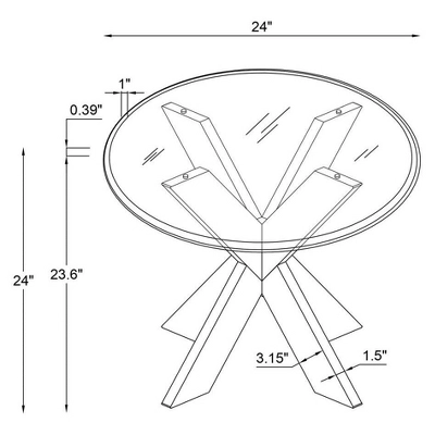 Axbridge Side Table - Linon - Image 6