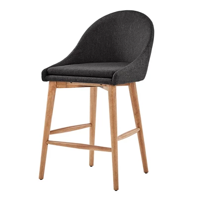 Set Of 2 24" Conrad Natural Danish Modern Counter Chair - Inspire Q - Image 7