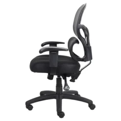 Multi-Function Mesh Task Chair Black - Boss Office Products