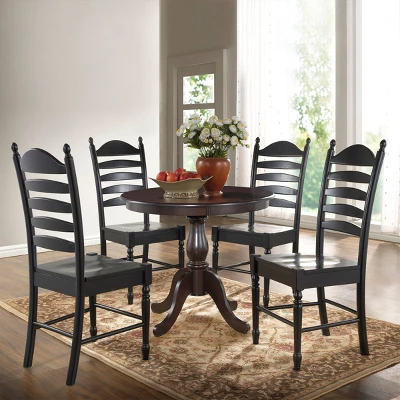 36" Salem Round Pedestal Dining Table - Carolina Chair & Table - Image 2