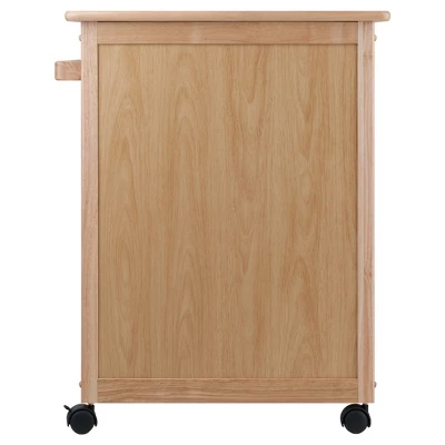 Hackett Kitchen Cart Natural - Winsome - Image 6