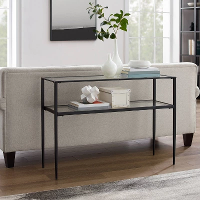 Ashton Console Table Matte Black - Crosley - Image 3