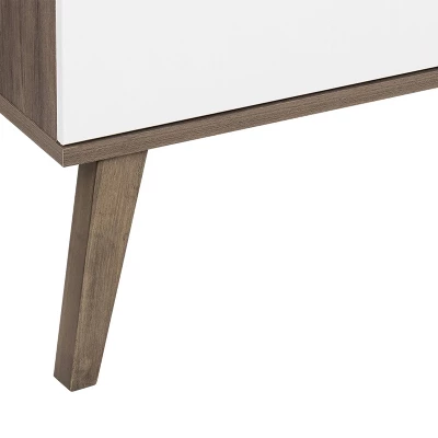 Milo Mid-Century Modern 4 Door Buffet Server - Prepac - Image 9