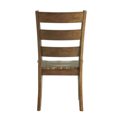 Sultan Side Chair Set Antique Oak - Picket House Furnishings - Image 4