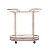 Arya Art Deco Bar Cart Gold - Aiden Lane