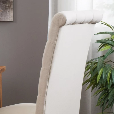 Set Of 2 Leorah Tall Back Tufted Dining Chair - Christopher Knight Home - Image 2