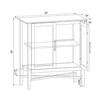 Elloree Storage Cabinet Navy - Threshold™ - Image 3